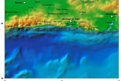 Sismo perceptible en Santiago de Cuba