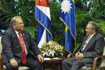 Sostuvo Raúl conversaciones oficiales con el Presidente de Nauru
