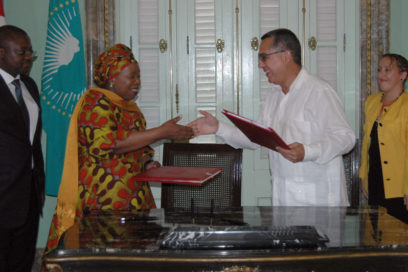 Suscriben Cuba y la Unión Africana memorando de entendimiento (+fotos)