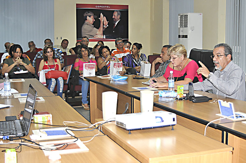 Primera Conferencia del Sindicato de las Comunicaciones , la Informática y la Electrónica . Foto: José Raúl Rodríguez Robleda