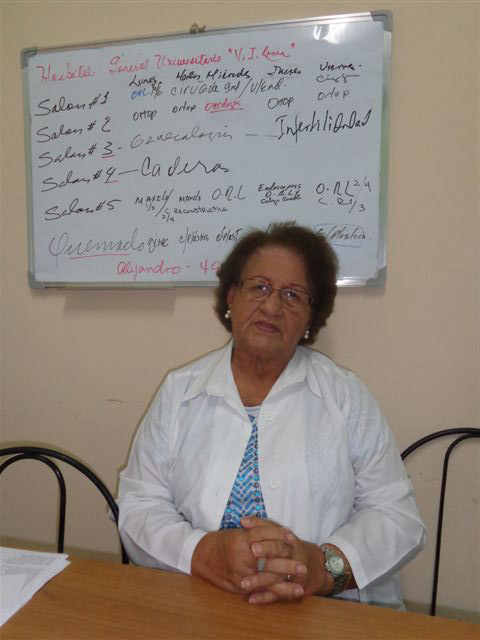“Al Lenin le debo todo lo que soy”, afirma la doctora Pura Avilés, Heroína del Trabajo de la República de Cuba. Foto: Manuel Valdéz Paz