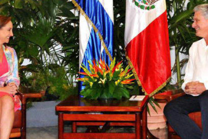 Primer vicepresidente cubano recibió a canciller de México