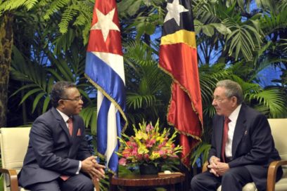 Raúl recibió  al Primer Ministro de Timor – Leste