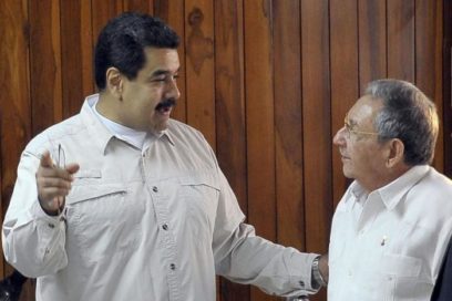 Se reúnen Raúl y el Presidente Maduro