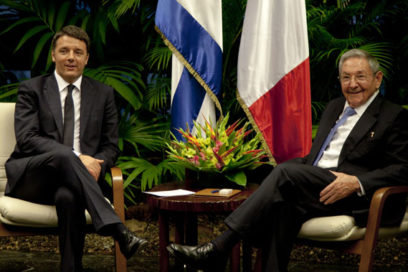 Recibió Raúl al Presidente del Consejo de Ministros de Italia ( + Fotos)