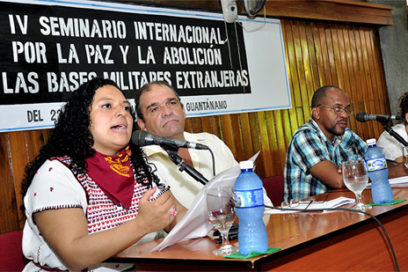 Pacifistas denuncian política injerencista de Estados Unidos