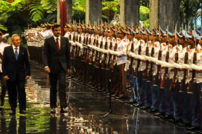 Recibió  Raúl al Emir de Catar