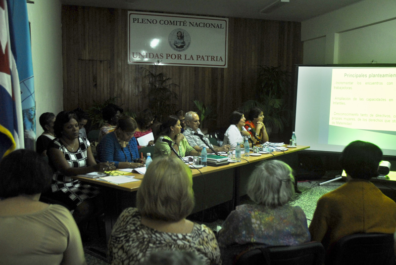 Pleno Nacional de la FMC. Foto : Agustín Borrego.