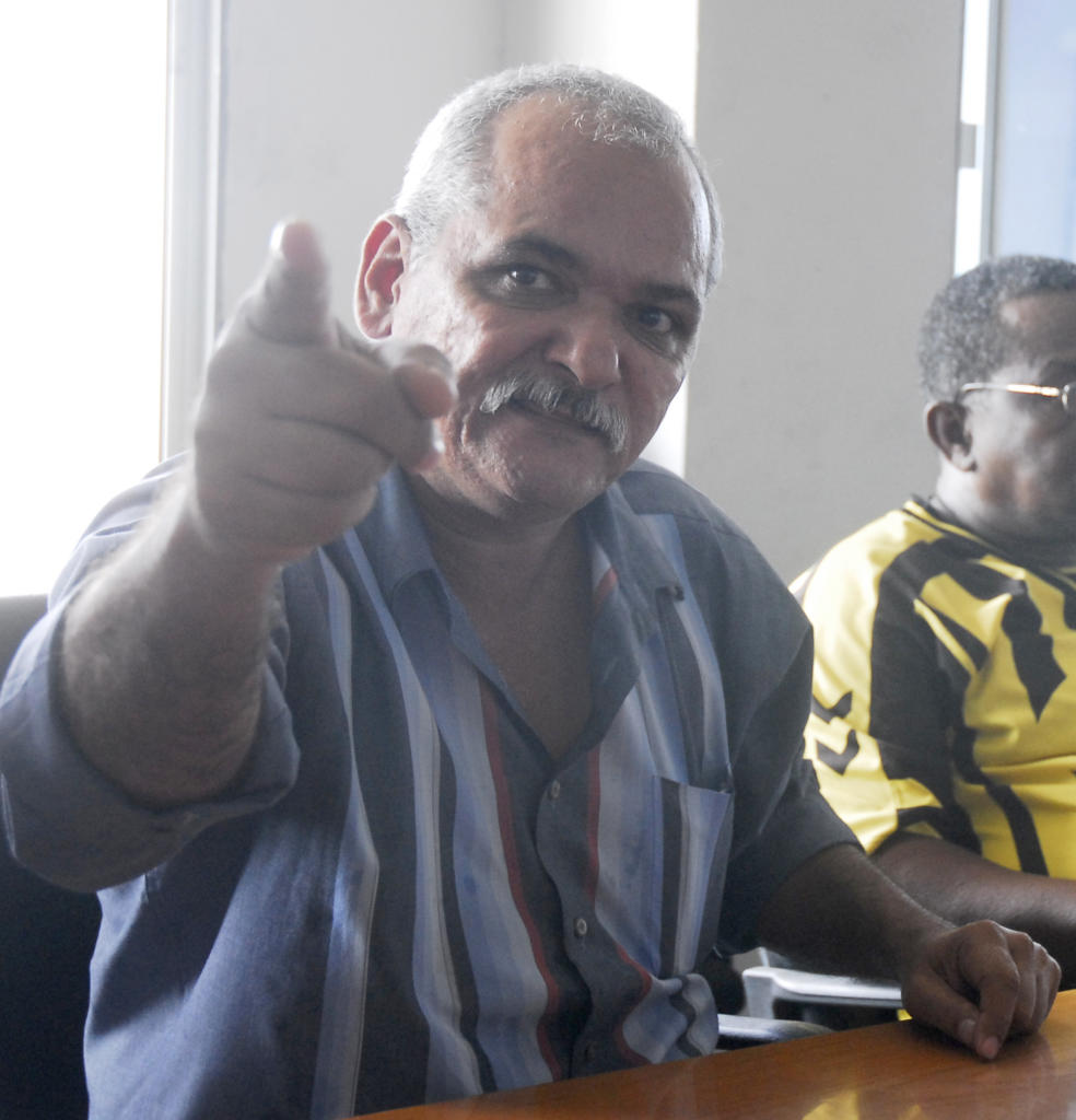 Fermín Umpierre Iraola, secretario general del Sindicato Nacional de Trabajadores de Transporte y Puertos.Foto: Agustín Borrego