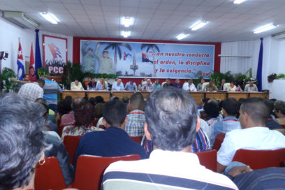 Asamblea  de Balance PCC Villa Clara