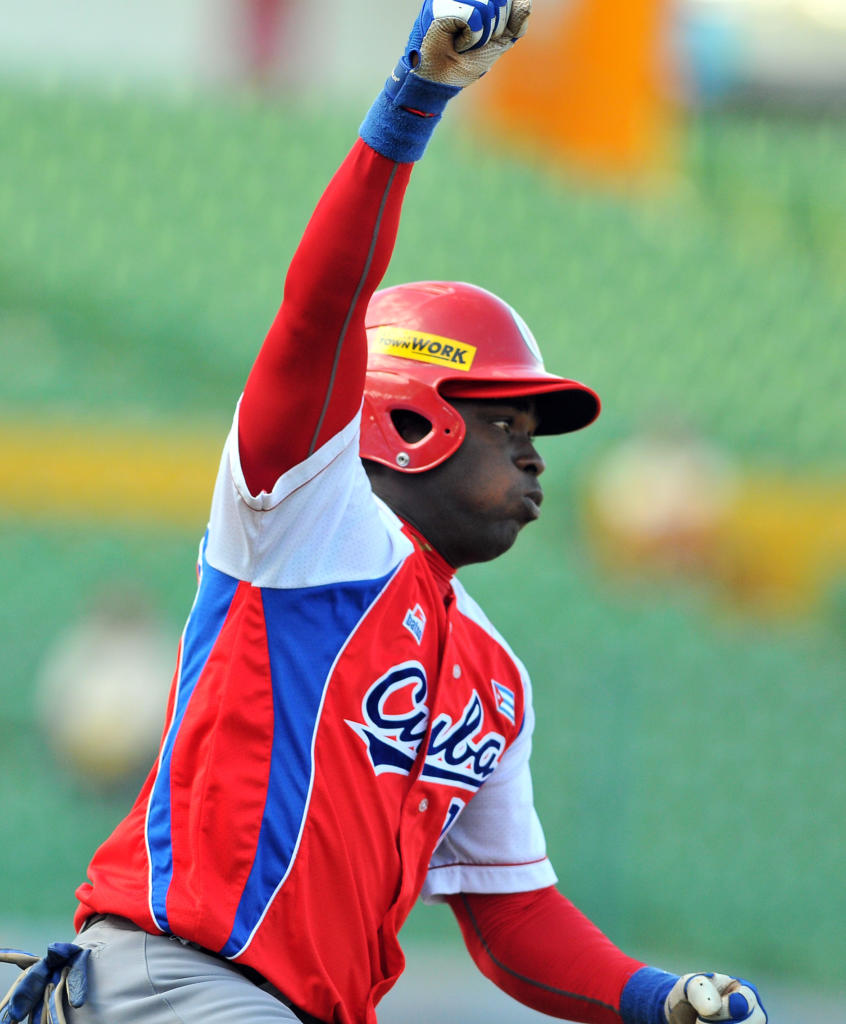 Stayler Hernández encabeza a los bateadores cubanos con 429 de average ofensivo. Foto: Ricardo López Hevia