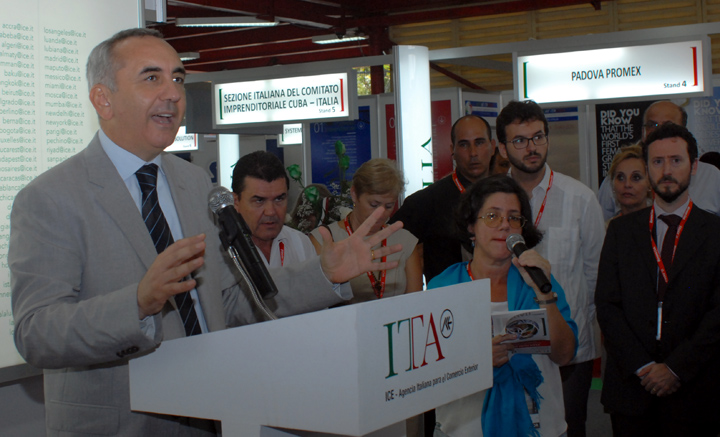 Carmine Robustelli, embajador de Italia en Cuba. Foto: Heriberto González Brito