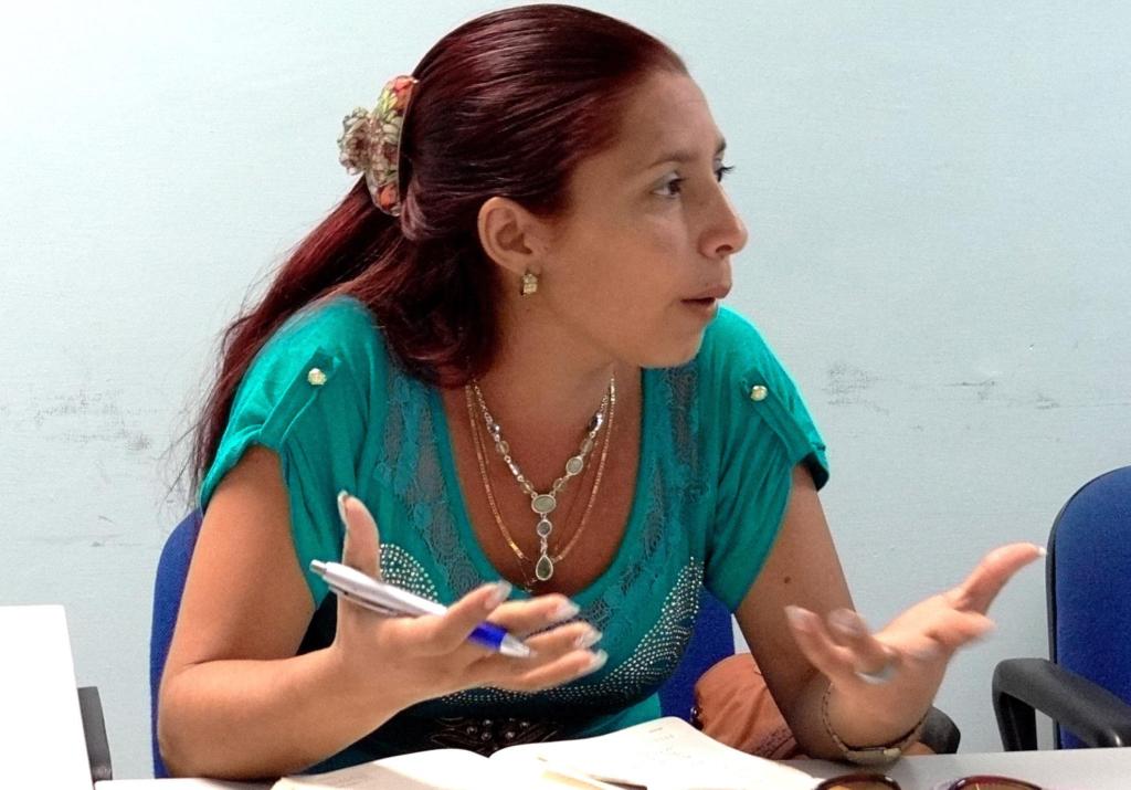 Anaykelin R. Domínguez, secretaria general del municipio de Guamá en Santiago de Cuba. Foto: Roberto Carlos Medina