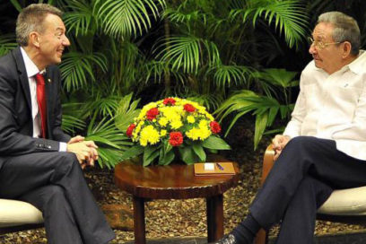 Recibió Raúl al Presidente del Comité Internacional de la Cruz Roja