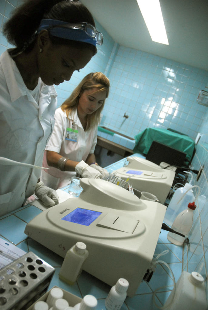 Imprescindibles en los laboratorios. Foto: Agustín Borrego