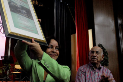 Envía Raúl diploma de reconocimiento a la Escuela Superior del Partido Ñico López