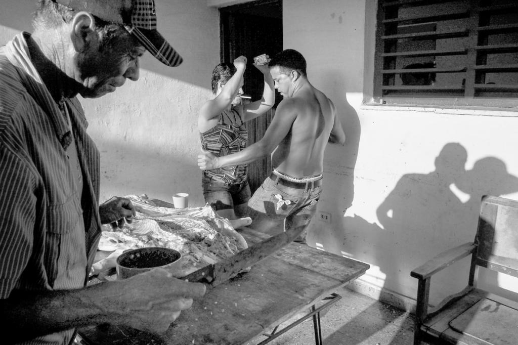 La fiesta de despedida a Julio cuando se fue a Miami