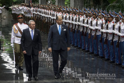 Solís satisfecho con su visita a Cuba