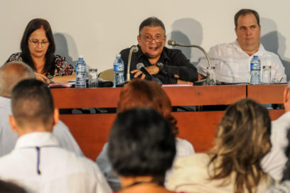 Presiden Lazo y Murillo debates de asuntos económicos