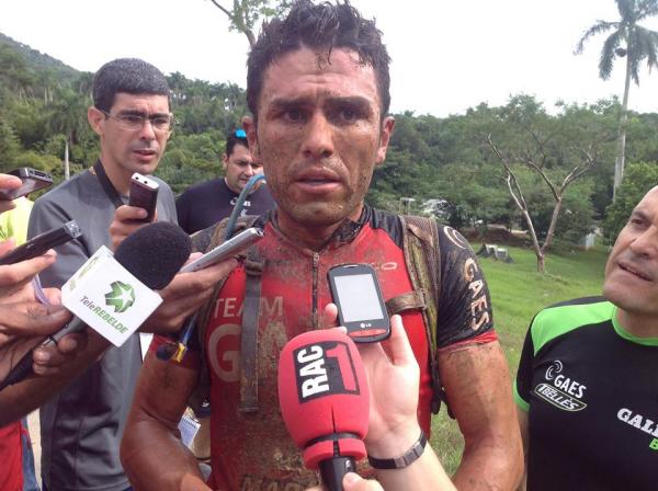 Diego Tamayo, ganador de la primera etapa. Foto: Cortesía del evento