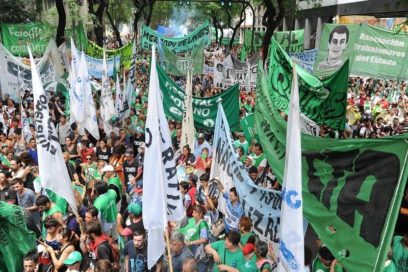 Paro nacional contra Gobierno de Macri