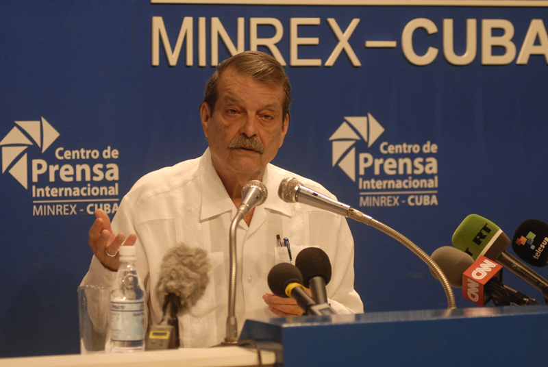 Abelardo Moreno, vice ministro del MINREX. Foto: Agustín Borrego Torres