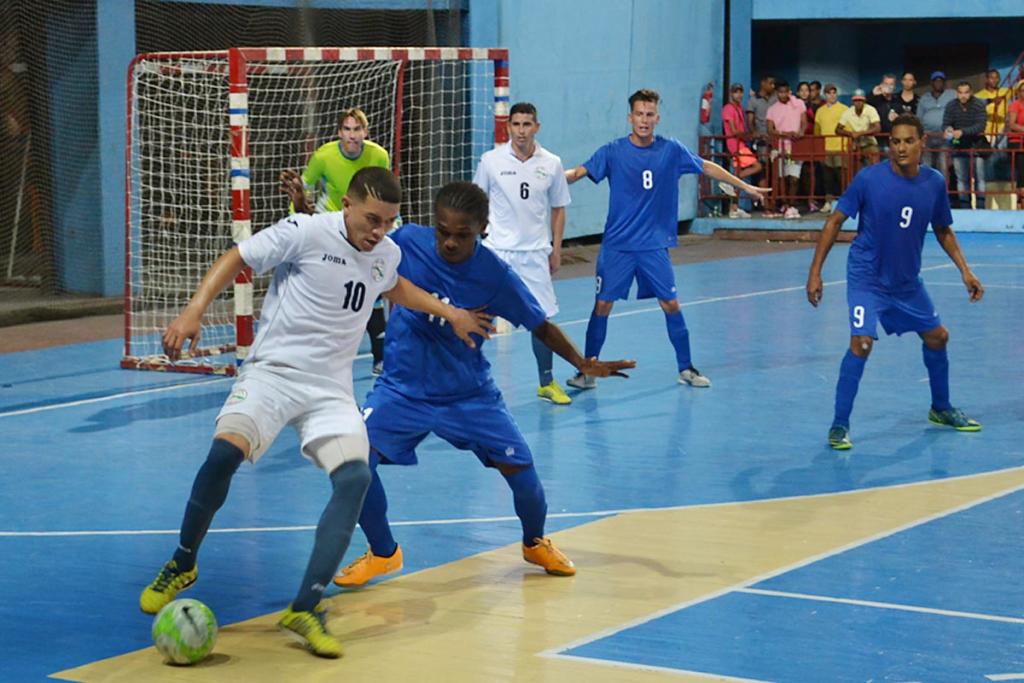 Campeonato Clasificatorio de Ftbol Sala de la Unión de Futbol del Caribe (CFU) Cuba vs San Martín. Lugar: Sala Kid Chocolate. La Habana 22 de Enero 2016. Foto: Eddy Martin Díaz.