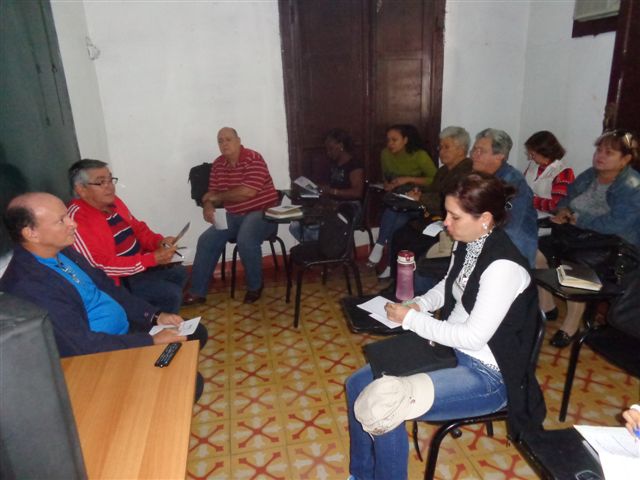 El curso José Martí y la época actual se imparte en ocasión del aniversario 163 del natalicio del Apóstol. Foto: Manuel Valdés.