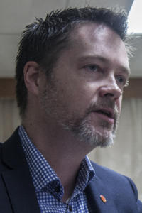 Per Olof Sjöo, presidente de la ICM, afirmó que los derechos de los trabajadores a nivel mundial están amenazados por el neoliberalismo. Foto: René Pérez Massola