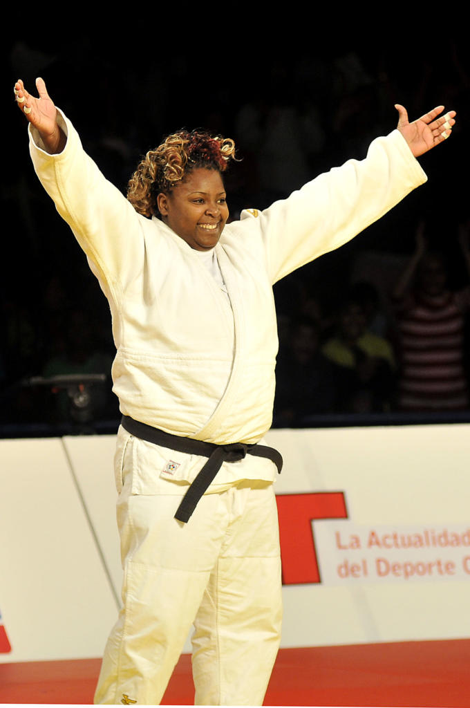 Idalis Ortiz, segundo oro de Cuba en el Grand Prix de La Habana. Foto: José R. Rodríguez Robleda