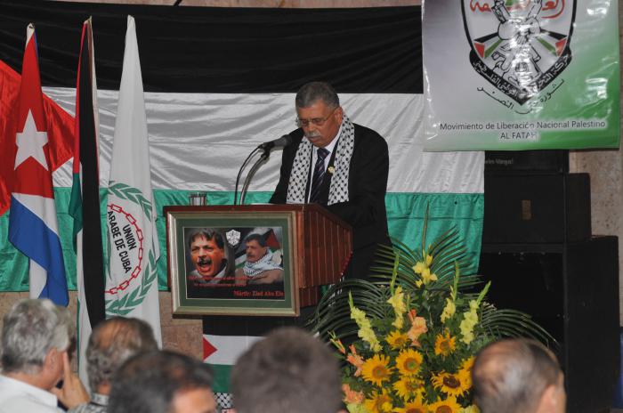 Ziad Khalil El Nagar,secretario y representante de l Fatah en Cuba. Foto: Ybrain Pérez