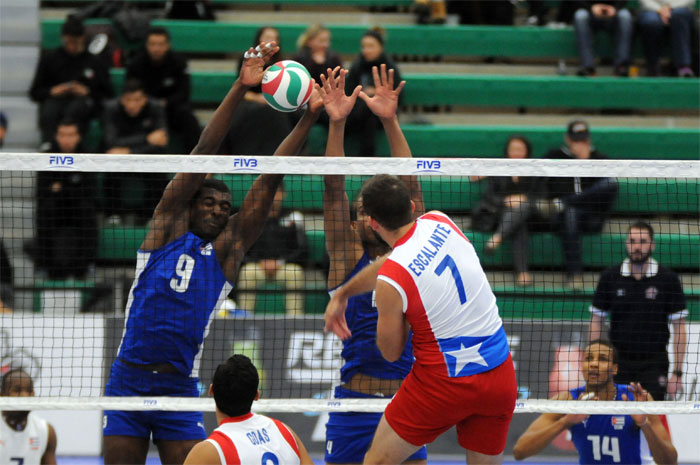 Imagen del encuentro Cuba-Puerto Rico. Foto: www.norceca.net