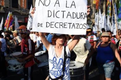 Inseguridad laboral moviliza a sindicatos argentinos