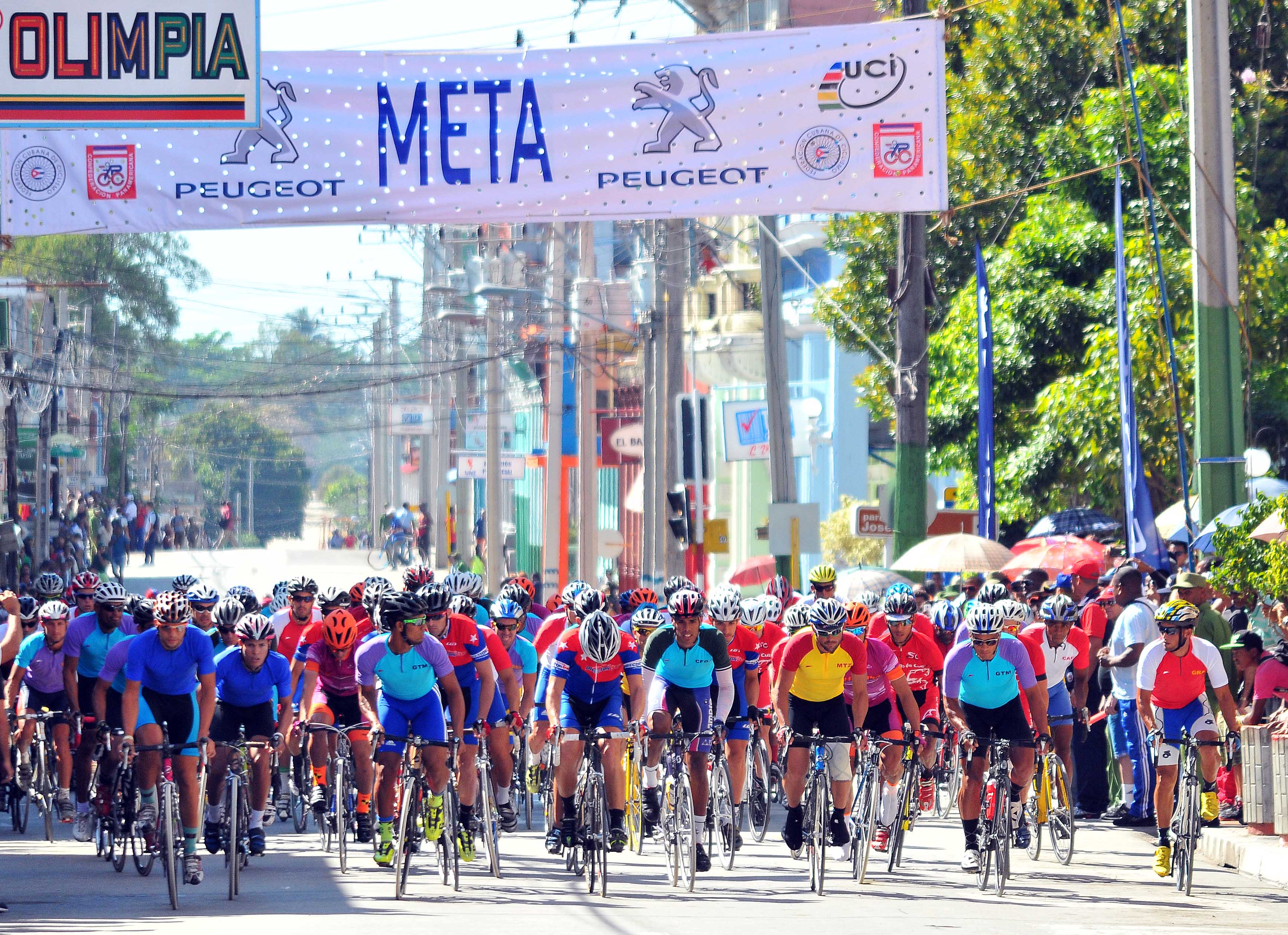 Primera etapa del Tercer Clásico Ciclistico, ganado por Jans Carlos Arias. Foto: Ricardo López Hevia