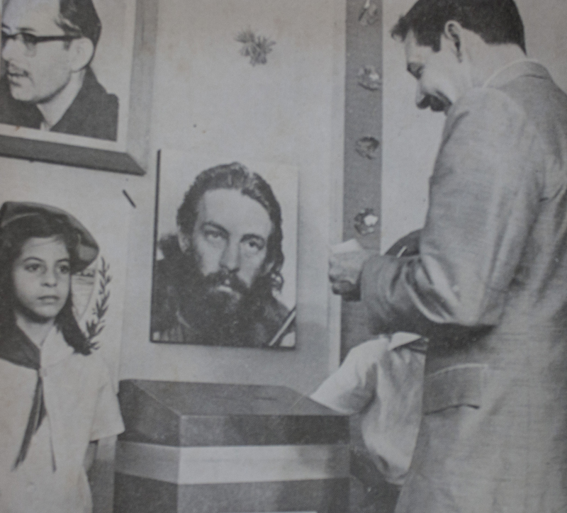 Momento del voto de Raúl Castro