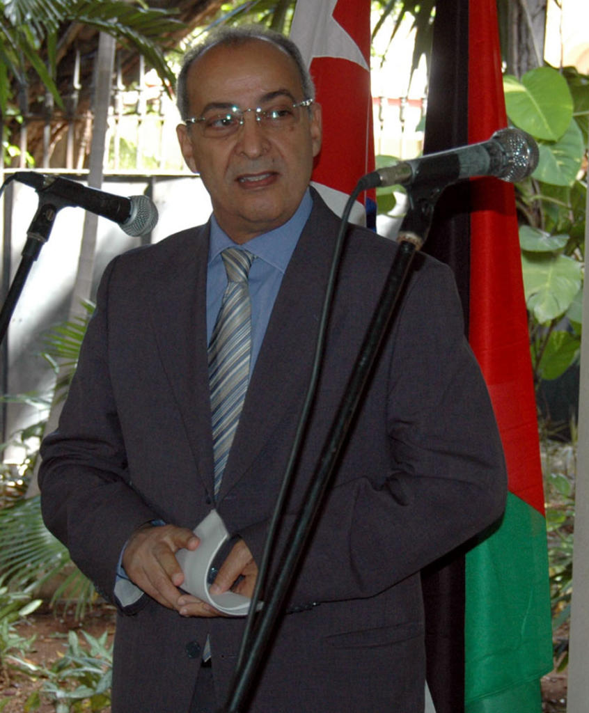 26 de Febrero del 2016 ICAP Acto Político-Cultural por el Aniversario 40 de la Proclamación de la República Árabe Saharauí Democrática en la imágen el señor Omar Mansur,Ministro saharauí encargado de America Latina y el Caribe.Fotos: César A. Rodriguez.