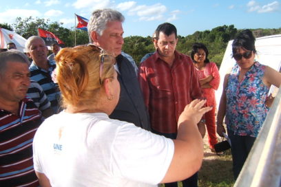 Díaz-Canel recorre sitios de interés en Las Tunas