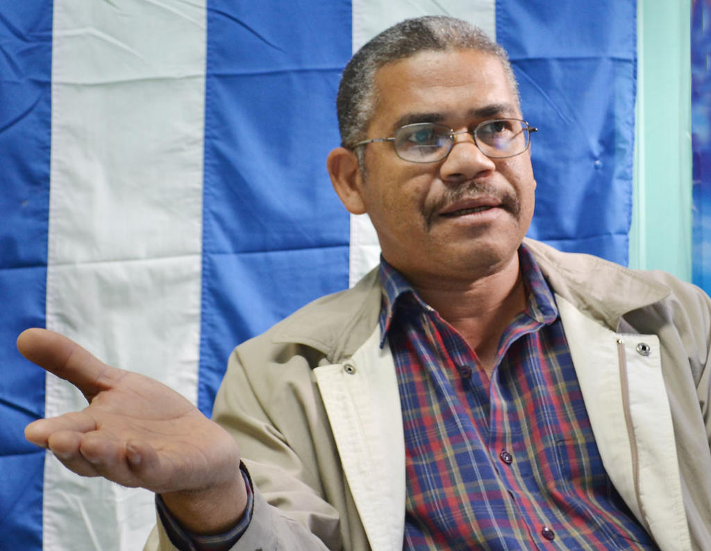 Ramiro Domínguez, Jefe del Departamento Jurídico del INDER. Foto: Eddy Martin Díaz.