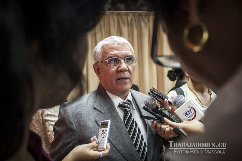 Félix Martínez Suárez, Viceministro de Finanzas y Precios, expresó que este acuerdo impactará en la producción nacional de arroz. Foto: René Pérez Massola