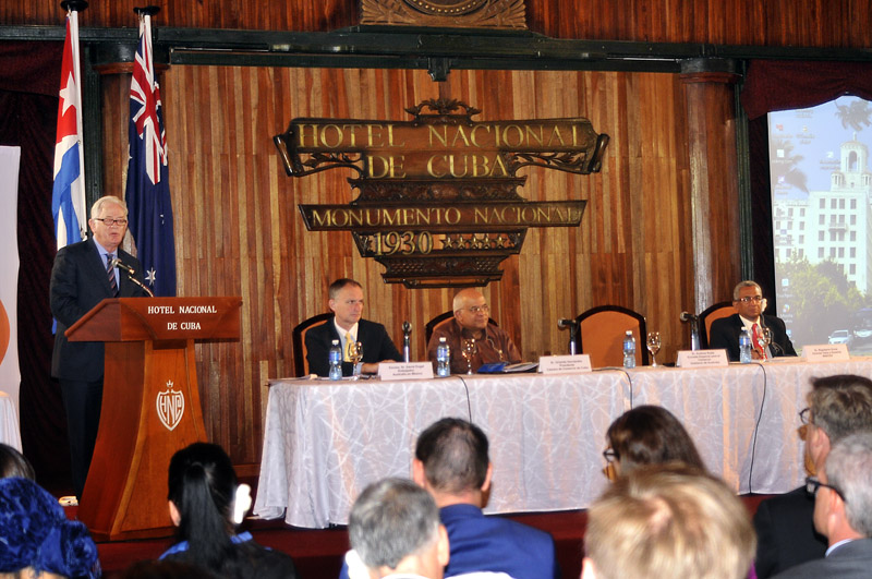 Foro de negocios Cuba- Australia. Foto: José Raúl Rodríguez Robleda