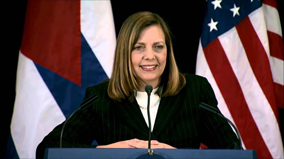 Directora del Departamento de Estados Unidos del Ministerio de Relaciones Exteriores de Cuba, Josefina Vidal