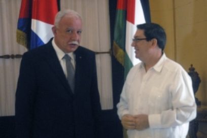 Palestinian Foreign Minister Thanks Cuban Solidarity