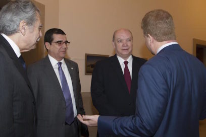 Directivos de la Cámara de Comercio de los EE.UU reciben a Malmierca