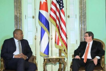 Cuban Foreign Minister meets with Secretary of Transportation of the United States