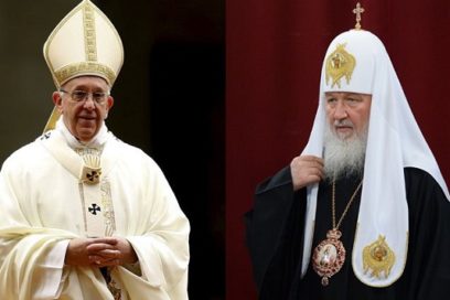 El Patriarca Kirill y el Papa Francisco en Cuba