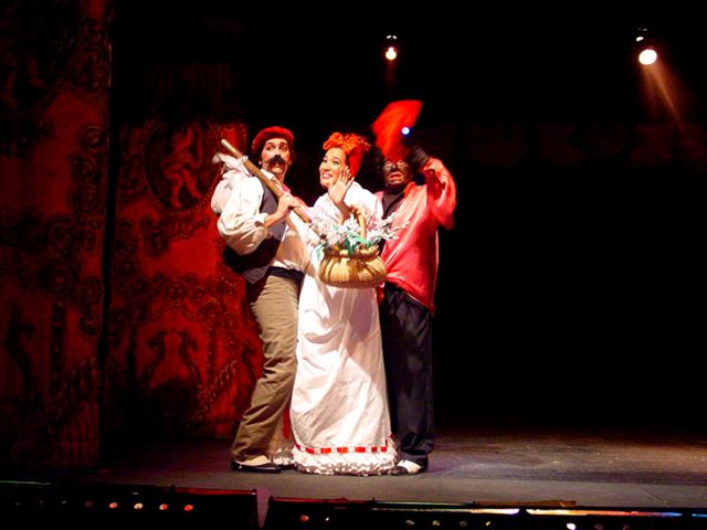 Teatro bufo cubano.