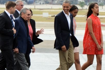 Raúl despidió a Barack Obama (+ Fotos)