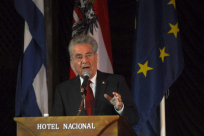 Presidente de Austria asiste a encuentro de negocios en La Habana
