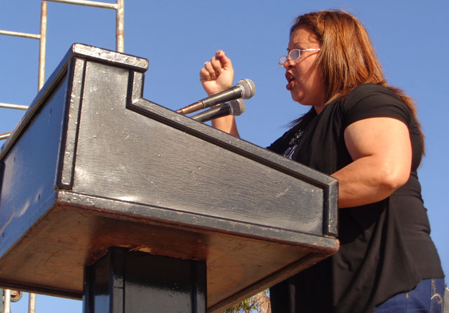 Teresa Amarelle llamó a las mujeres cubanas a trabajar con más entusiasmo y creatividad en cada tarea. | Fotos: José Luis Martínez Alejo