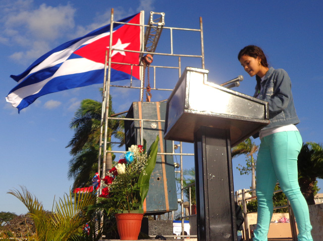 “Somos seguidoras del ejemplo, los valores y principios de la compañera Vilma Espín Guillois”, dijo Maidelín Vázquez Morales, joven dirigente de la FMC.